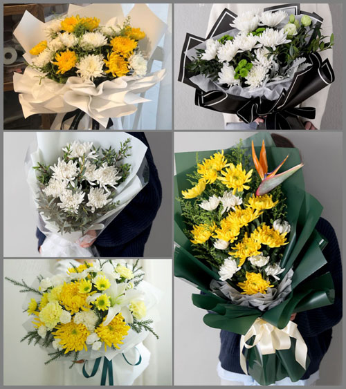 陕西宝鸡市扶风县白事花束代送